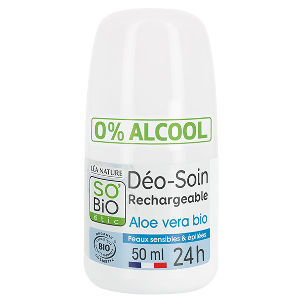 So'Bio Étic Déo-Soin Déodorant Tolérance + Jus d'Aloe Vera Bio 50ml