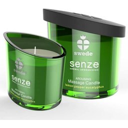 Senze Arousing Bougie Massage Citron Poivre Eucalyptus 1ut