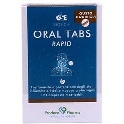 Oral Tabs Rapid Liquorice 12comp