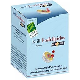 100% Natural Krill Phospholipides PL + DHA 90 Gélules