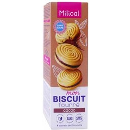 Milical Biscuits Fourré Cacao 4x2ut