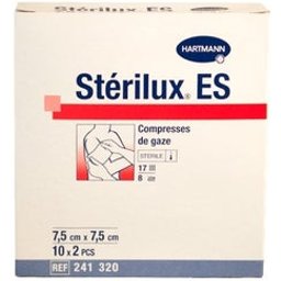 Stérilux Es Compresa Estéril Gasa 7,5x7,5cm 2x10uds