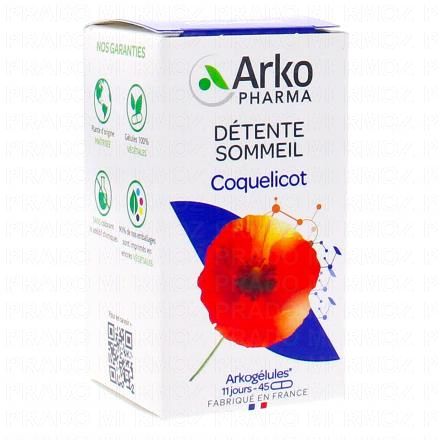 Arkogélules - DETENTE SOMMEIL Coquelicot 45 gélules