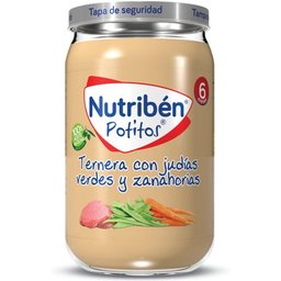 Nutribén® Potitos® Veau, Haricots verts, Carottes 235g
