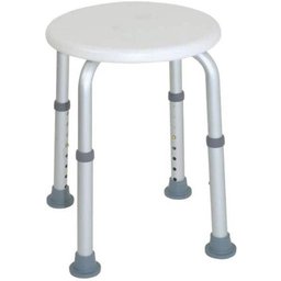 Tabouret de douche avec assise ronde Dino Réglable 34-52 cm Ad104299
