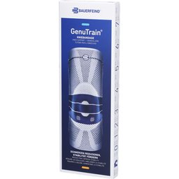 Bauerfeind® GenuTrain® Genouillère avec bord en silicone taille 2 titan