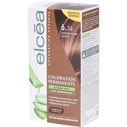 Elcea Coloration Permanente Châtain Clair Cuivré – 6.34