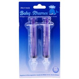 Set Seringue Nasale Mouche Bébé 2 Unités