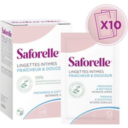 Saforelle® Lingettes intimes Fraîcheur & Douceur