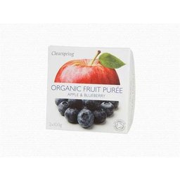 Compote de pommes aux myrtilles 200g