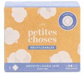 Serviette Lavable Jour Coton Bio 1 Serviette - Boîte 1 serviette lavable