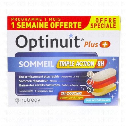 Optinuit Plus Sommeil Triple Action x30 comprimés