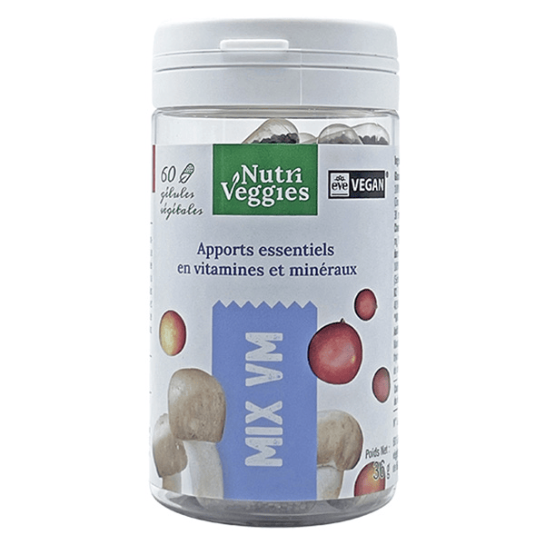 Complément Alimentaire Mix VM Vitamines et Minéraux 60 gélules