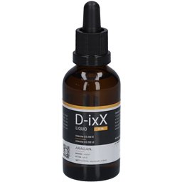 D-ixX® Liquid | Vitamine D3 200 UI | TCM d'huile de coco | Absorption optimale