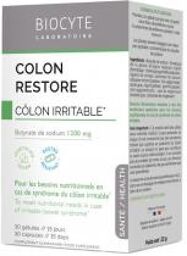 Longevity Colon Restore - Côlon Irritable - 30 Gélules - Boîte 30 gélules