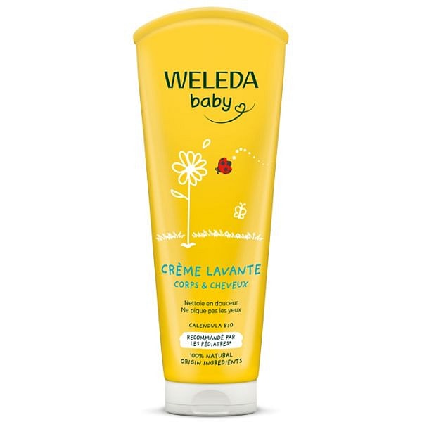 Crème lavante Corps et Cheveux au Calendula - Weleda