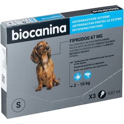 Fiprodog Solution spot-on pour petits chiens
