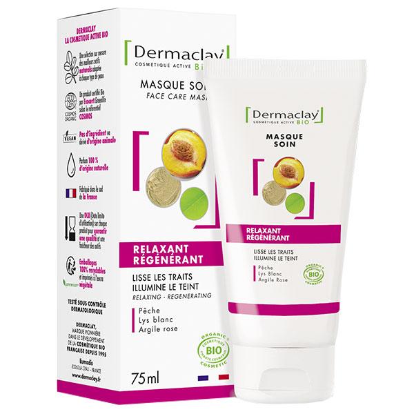 Masque Visage Soin Relaxant Régénérant Bio 75ml