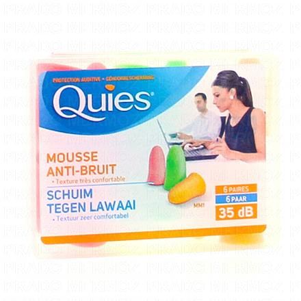 Protection auditive mousse boîte de 6 paires