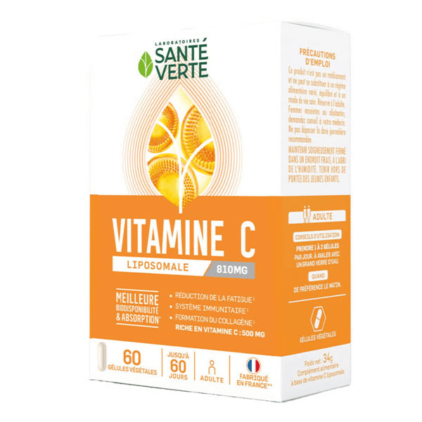 Vitamine C Liposomale 810 mg 60 gélules