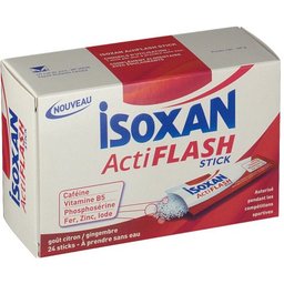 Isoxan Actiflash Booster Boite De 24 Sticks Citron Gingembre