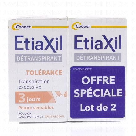 Détranspirant Tolérance roll-on 15ml lot de 2