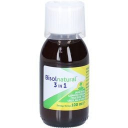 Bisolnatural 3 in 1 | Solution naturelle contre la toux grasse, la toux sèche et le mal de gorge