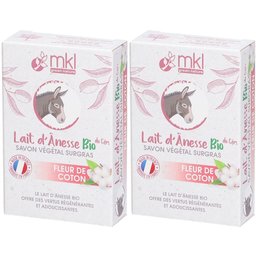 Mkl Savon AU Lait D'ânesse BIO - Fleur DE Coton