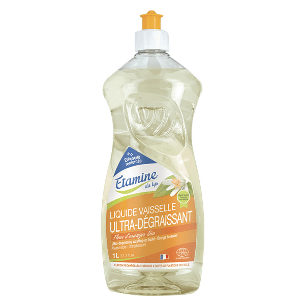 Liquide Vaisselle Ultra Dégraissant Fleur d'Oranger 1L