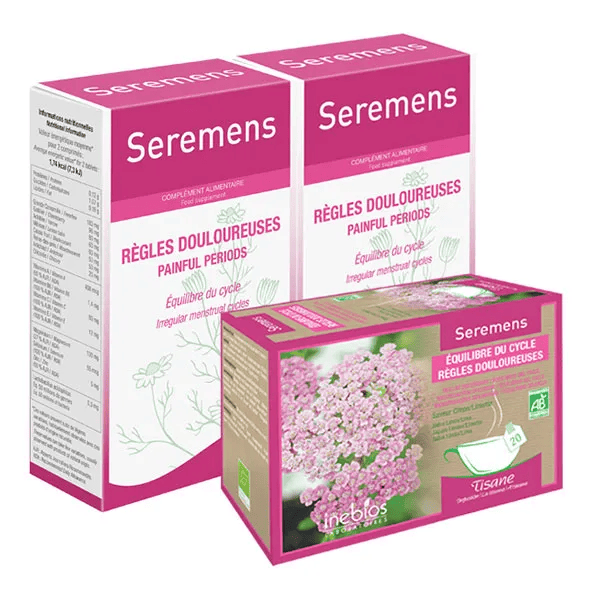 Seremens Pack SPM & Règles Douloureuses 2 Cures + 1 Tisane Offerte