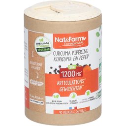 Nat&Form Curcuma Piperine BIO