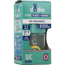 Kit Naissance Biberon 150ml + 2 Tétines 0-6M