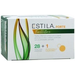 Estila Forte Lingettes 28 Lingettes + Pad