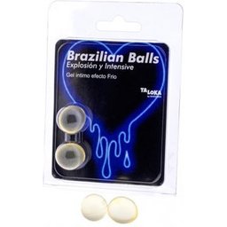 Taloka Brazilian Balls Exciting Gel Cold Effect & Vibration 2uds