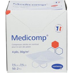 Compresse Stérile 7,5x7,5cm 100uts