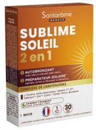 Sublime Soleil 2en1 30 Unités - Boîte 30 gélules