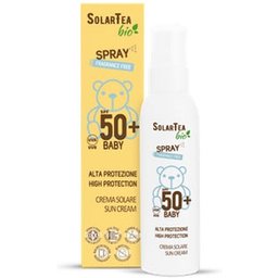 SolarTea Bio Spray Crème Solaire Haute Protection Bebé SPF50+ 100ml