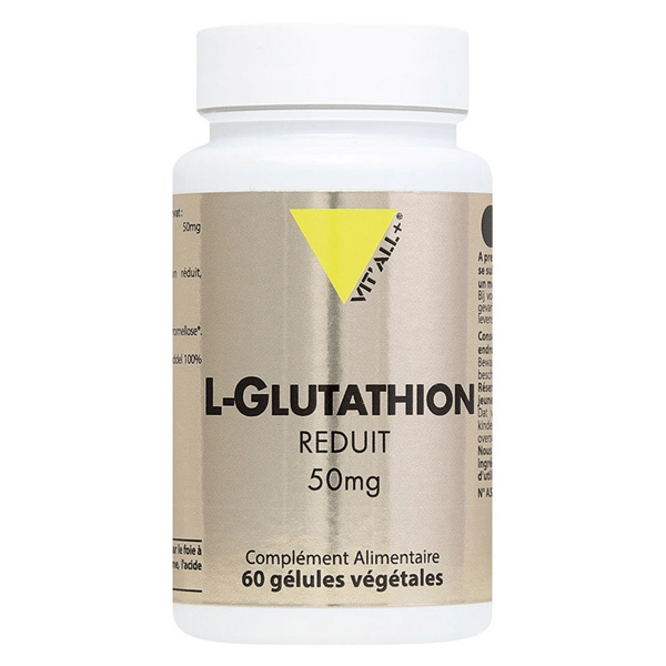 L- Glutathion Réduit 50mg 60 gélules végétales