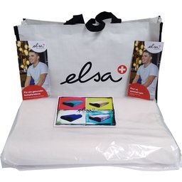 Elsa Coussin pour la nuque 50 x 9 cm Taie velours Ecru