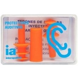 Bouchons d'oreille en silicone injecté 2 pcs