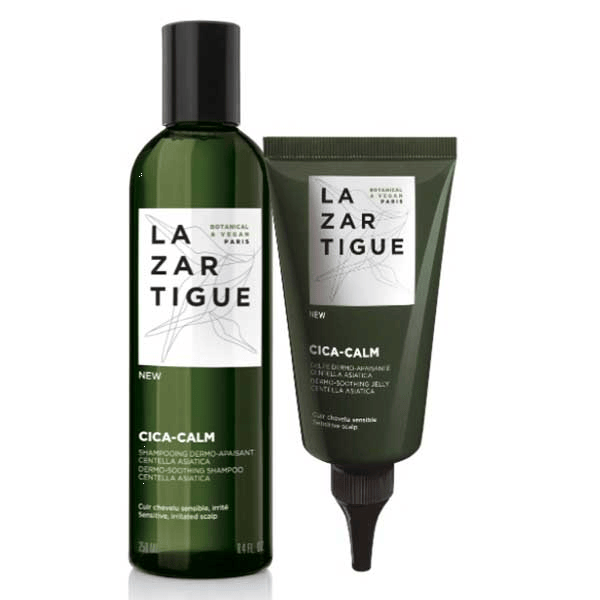 - Routine Cica-Calm pour cuir chevelu irrité et sensible