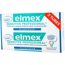 Sensitive Dentifrice Professional Blancheur 75ml lot de 2