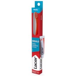 Cepillo Dental Medio 1ud + Pasta Dentífrica 5ml