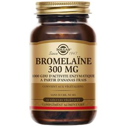 Bromelaïne - Digestion - Système digestif - 60 gélules végétales