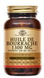 Huile de Bourrache 1300 mg 30 Unités - Flacon 30 capsules
