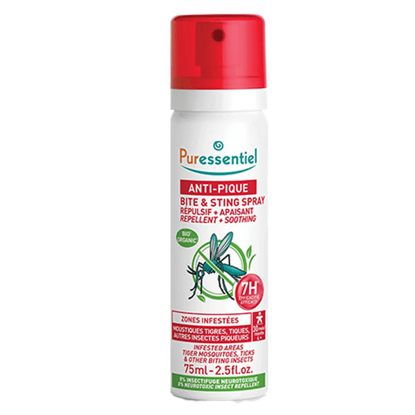 Anti-Pique Spray Répulsif Anti-Moustiques 75ml