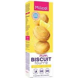 Milical Biscuits Fourré Citron 4x2ut