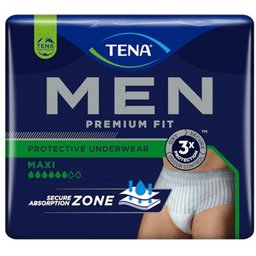 Men Premium Fit Sous-vêtement absopbant Niveau 4 Large