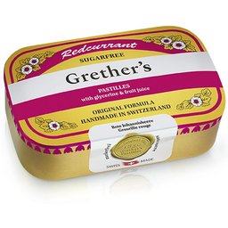 Grethers Pastilles Redcurrant Sans Sucre