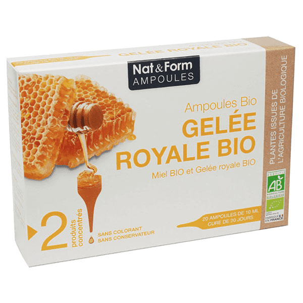 Ampoules Gelée Royale Bio 20 unités